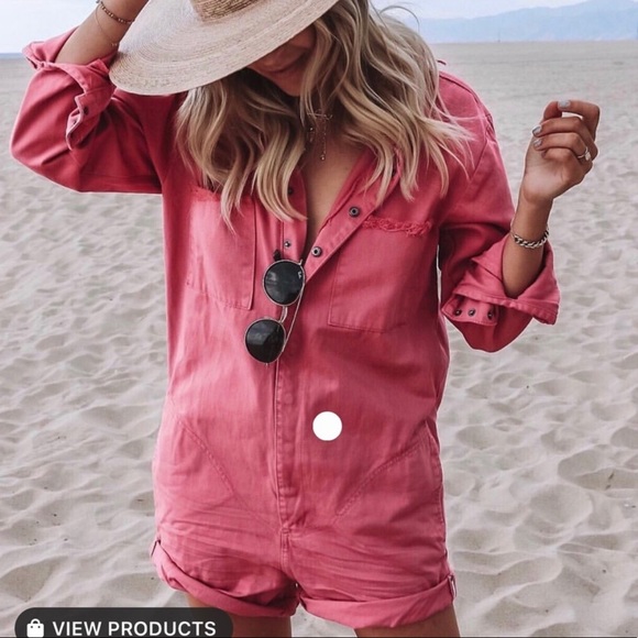 one teaspoon pop pink prophecy jumpsuit
